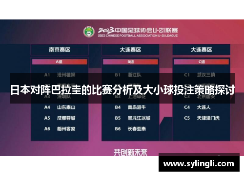 日本对阵巴拉圭的比赛分析及大小球投注策略探讨